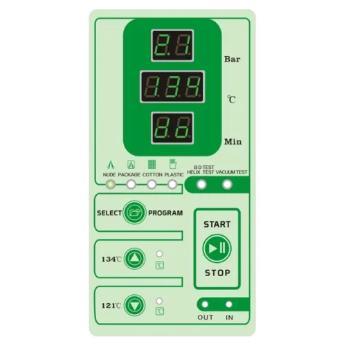 Programs With 121 134℃. Suit To Different Kind Of Instruments’ Materials Like Glass, Cotton, Metal And Other Objects Of Compression Resistance And Steam Resistance.